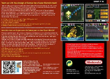 Super Metroid (Europe) (En,Fr,De) box cover back